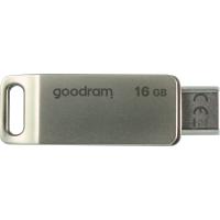 Goodram ODA3 unidade de memória USB 16 GB USB Type-A / USB Type-C 3.2 Gen 1 (3.1 Gen 1) Prateado