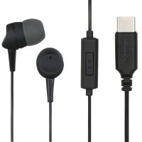 Hama 00184192 auscultador Auscultadores Com fios Intra-auditivo Chamadas/Música USB Type-C Preto, Cinzento Escuro