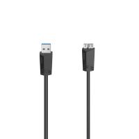 Hama 00200627 cabo USB 1,5 m Micro-USB A USB A Preto