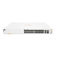 Hewlett Packard Enterprise Aruba Instant On 1960 24G 20p Class4 4p Class6 PoE 2XGT 2SFP+ 370W Gerido L2+ Gigabit Ethernet (10/100/1000) Power over Ethernet (PoE) 1U Branco