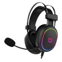 Hiditec Erys ARGB Auscultadores Com fios Fita de cabeça Jogos Preto