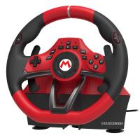 Hori Mario Kart Racing Wheel Pro Deluxe Preto, Vermelho USB Volante + Pedais Analógico Nintendo Switch