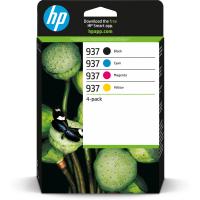 HP 937 CMYK Original Ink Cartridge 4-Pack tinteiro