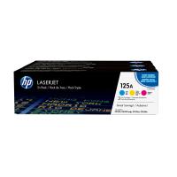 HP Conjunto Triplo de Toner Laserjet Original 125A Ciano/Magenta/Amarelo