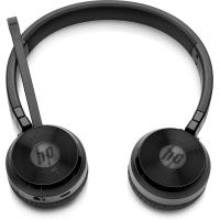 HP UC Wireless Duo Headset Auscultadores Sem fios Fita de cabeça Escritório/Call center Bluetooth Preto