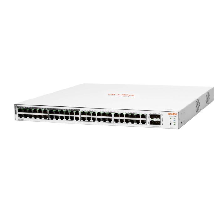 HPE Aruba Networking Aruba Instant On 1830 48G 24p Class4 PoE 4SFP 370W Gerido L2 Gigabit Ethernet (10/100/1000) Power over — imagem 5 de 6