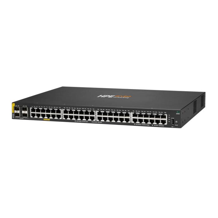 HPE Aruba Networking CX 6000 Gerido L2/L3 Gigabit Ethernet (10/100/1000) Power over Ethernet (PoE) 1U Preto — imagem 2 de 4