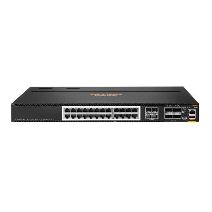 HPE Aruba Networking CX 8100 24x10G Base-T 4x10G SFP+ 4x40/100G QSFP28 FB 3Fan 2AC PSU Gerido L3 10G Ethernet — imagem 4 de 6