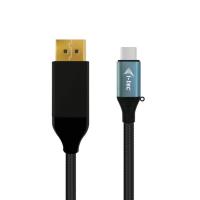 i-tec C31CBLDP60HZ2M adaptador de cabo de vídeo 2 m USB Type-C DisplayPort Preto