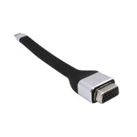 i-tec C31FLATVGA60HZ adaptador de cabo de vídeo 0,11 m USB Type-C VGA (D-Sub) Preto