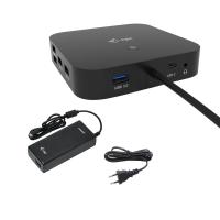 i-tec C31HDMIDPDOCKPD100 base & duplicador de portas Com fios USB 3.2 Gen 1 (3.1 Gen 1) Type-C Preto