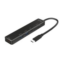 i-tec C31TRAVELEASYDOCKPD base & duplicador de portas Com fios USB 3.2 Gen 1 (3.1 Gen 1) Type-C Preto