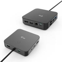 i-tec C31TRI4KDPDPRO100 base & duplicador de portas Com fios USB 3.2 Gen 1 (3.1 Gen 1) Type-C Preto