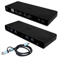 i-tec CADUA4KDOCKPDB base & duplicador de portas Com fios USB 3.2 Gen 1 (3.1 Gen 1) Type-C Preto