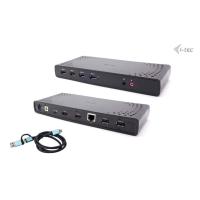 i-tec CADUALHDMIDOCKPD base & duplicador de portas Com fios USB 3.2 Gen 1 (3.1 Gen 1) Type-C Preto