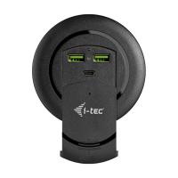 i-tec CHARGER96WD carregador de dispositivos móveis Universal Preto AC Carregamento rápido Interior