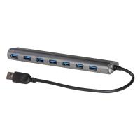 i-tec Metal U3HUB778 hub de interface USB 3.2 Gen 1 (3.1 Gen 1) Type-A 5000 Mbit/s Prateado