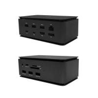 i-tec Metal USB4DUAL4KDOCKPD base & duplicador de portas Com fios USB4 Preto