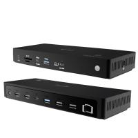 i-tec TB4TRIPLEDOCKPD base & duplicador de portas Com fios Thunderbolt 4 Preto