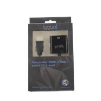 iggual IGG317303 adaptador de cabo de vídeo 0,2 m HDMI Type A (Standard) VGA (D-Sub) Preto