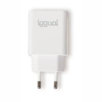 iggual IGG318164 carregador de dispositivos móveis Universal Branco AC Interior