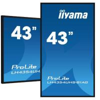 iiyama ProLite Plasma digital 108 cm (42.5'') LCD Wi-Fi 500 cd/m² 4K Ultra HD Preto Processador built-in Android 11 24/7