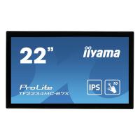 iiyama ProLite TF2234MC-B7X monitor de ecrã 54,6 cm (21.5'') 1920 x 1080 pixels Full HD LED Ecrã táctil Multi-utilizador Preto