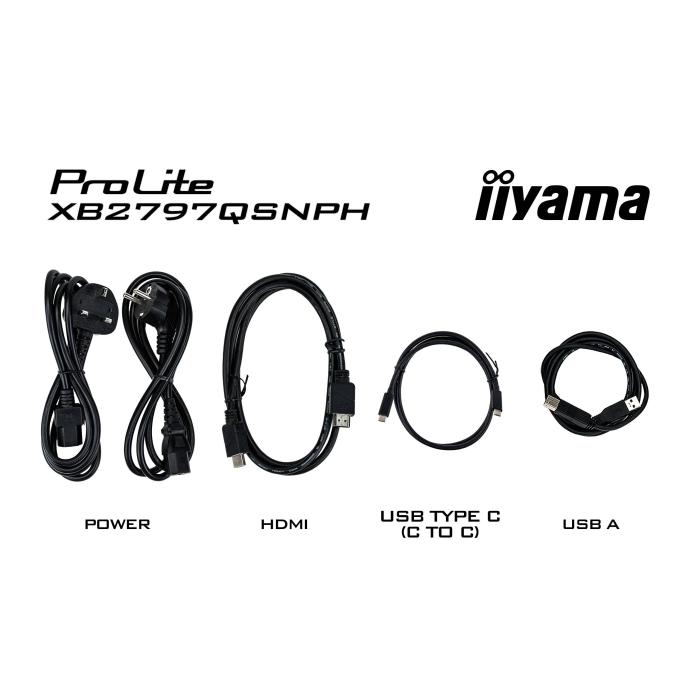 iiyama ProLite XB2797QSNPH-B1 27IN IPS LCD 4MS 2560X1440 350CD/M2 HDMI/DP/USB 2 monitor de ecrã 68,6 cm (27'') 2560 x 1440 — imagem 26 de 52