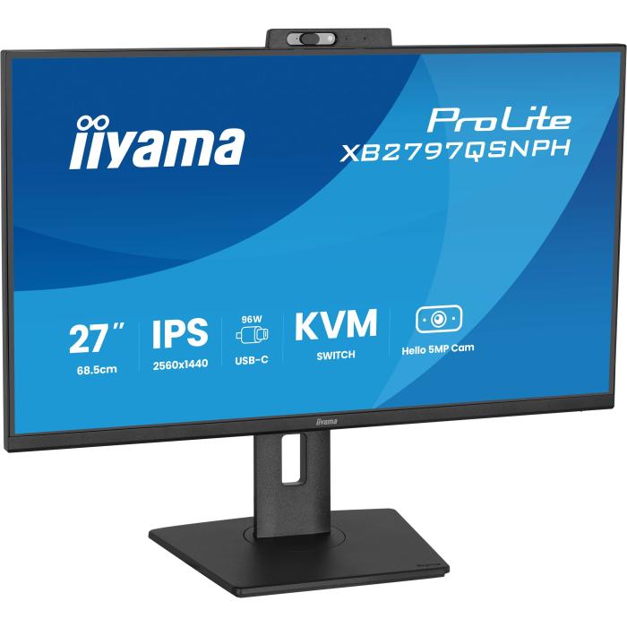 iiyama ProLite XB2797QSNPH-B1 27IN IPS LCD 4MS 2560X1440 350CD/M2 HDMI/DP/USB 2 monitor de ecrã 68,6 cm (27'') 2560 x 1440 — imagem 6 de 52