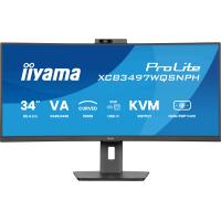 iiyama ProLite XCB3497WQSNPH-B1 monitor de ecrã 86,4 cm (34'') 3440 x 1440 pixels UltraWide Quad HD LED Preto