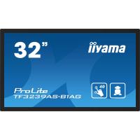 iiyama TF3239AS-B1AG ecrã de sinalização Plasma digital 80 cm (31.5'') LED 500 cd/m² 2.4K Ultra HD Preto Ecrã táctil Processador built-in Android 24/7