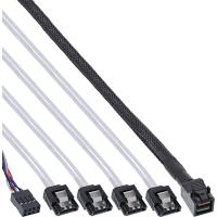 InLine 27630A cabo Serial Attached SCSI (SAS) 0,5 m Preto