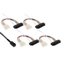 InLine 27632B cabo Serial Attached SCSI (SAS) 1 m Preto