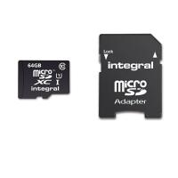 Integral INMSDX64G10-40U1 cartão de memória 64 GB MicroSDHC Classe 10