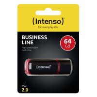 Intenso 64GB USB2.0 unidade de memória USB USB Type-A 2.0 Preto, Vermelho