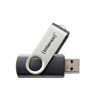 Intenso Basic Line unidade de memória USB 64 GB USB Type-A 2.0 Preto, Prateado