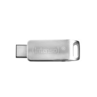 Intenso cMobile Line unidade de memória USB 128 GB USB Type-A / USB Type-C 3.2 Gen 1 (3.1 Gen 1) Prateado
