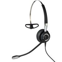 Jabra BIZ 2400 II Auscultadores Com fios Fita de pescoço, Gancho de orelha, Fita de cabeça Escritório/Call center Preto, Prateado