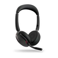 Jabra Evolve2 65 Flex Auscultadores Com fios e sem fios Fita de cabeça Escritório/Call center Bluetooth Preto