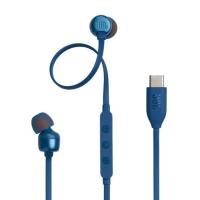 JBL Tune 310C USB Auscultadores Com fios Intra-auditivo Chamadas/Música USB Type-C Azul