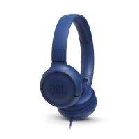 JBL Tune 500 Auscultadores Com fios Fita de cabeça Chamadas/Música Azul
