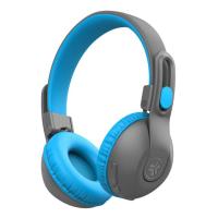 JLab JBuddies Studio 2 Auscultadores Com fios e sem fios Fita de cabeça Chamadas/Música USB Type-C Bluetooth Azul, Cinzento