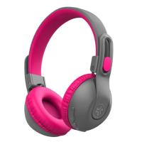JLab JBuddies Studio 2 Auscultadores Com fios e sem fios Fita de cabeça Chamadas/Música USB Type-C Bluetooth Cinzento, Rosa