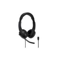 Kensington H1000 Auscultadores Com fios Fita de cabeça Chamadas/Música USB Type-C Preto