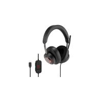 Kensington H2000 Auscultadores Com fios Fita de cabeça Escritório/Call center USB Type-C Preto
