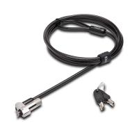 Kensington NanoSaver cadeado antirroubo Preto, Aço inoxidável 1,8 m