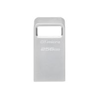 Kingston Technology DataTraveler Micro unidade de memória USB 256 GB USB Type-A 3.2 Gen 1 (3.1 Gen 1) Prateado
