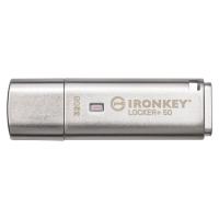 Kingston Technology IronKey Locker+ 50 unidade de memória USB 32 GB USB Type-A 3.2 Gen 1 (3.1 Gen 1) Prateado