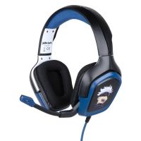 Konix KX JUJUTSU GAMING HEADSET Auscultadores Com fios Fita de cabeça Jogos Preto, Azul