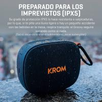 Krom NXKROMGROOVY Altifalante Portátil e/ou para festa Coluna portátil mono Preto, Laranja 5 W, ver imagem 41 de 42